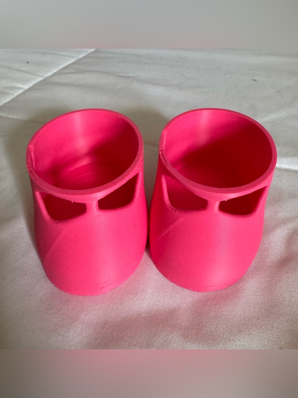 3D Printed Mary Jane Shoes for Cabbage Patch Dolls - HOT PINK